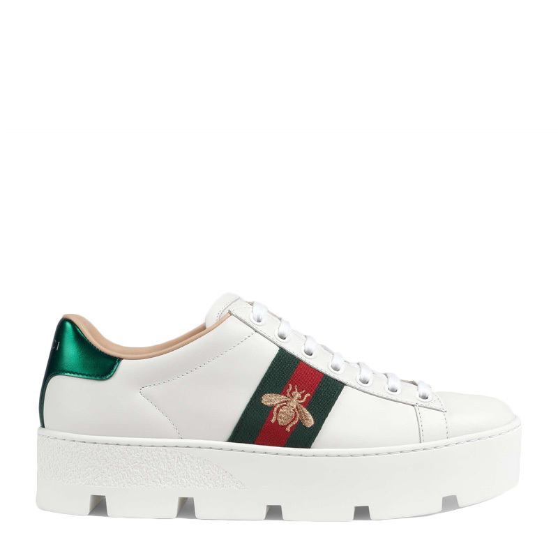 商品Gucci|GUCCI 白色女士板鞋 577573-DOPE0-9064,价格¥5110,第1张图片