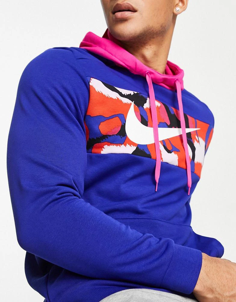 商品NIKE|Nike Training Sport Clash Dri-FIT hoodie in royal blue,价格¥281,第2张图片详细描述