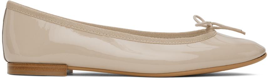 Beige Cendrillon Ballerina Flats商品第1张图片规格展示