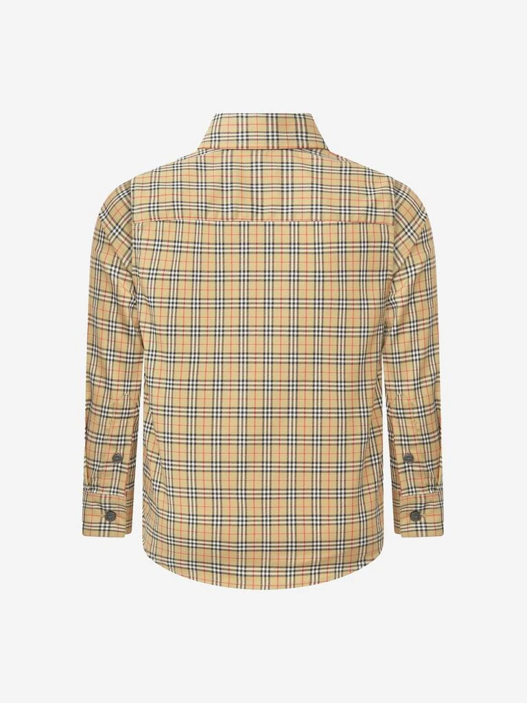 商品Burberry|Burberry Boys Cotton Check Long Sleeve Shirt,价格¥1052,第2张图片详细描述