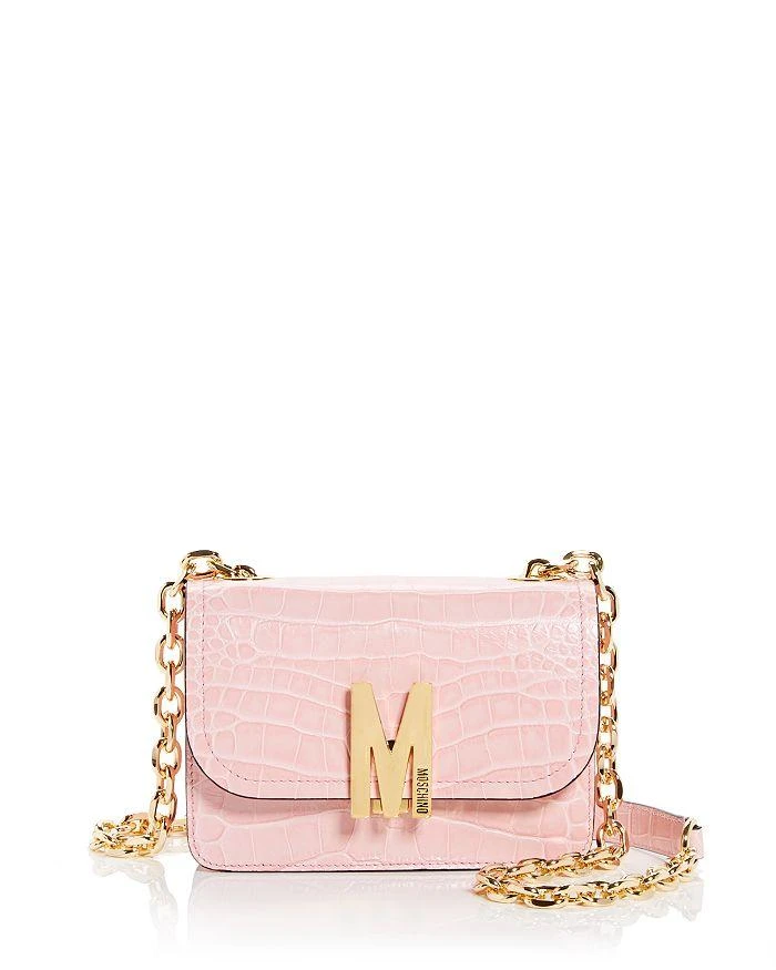 商品Moschino|Croc Embossed Leather Crossbody,价格¥6941,第1张图片