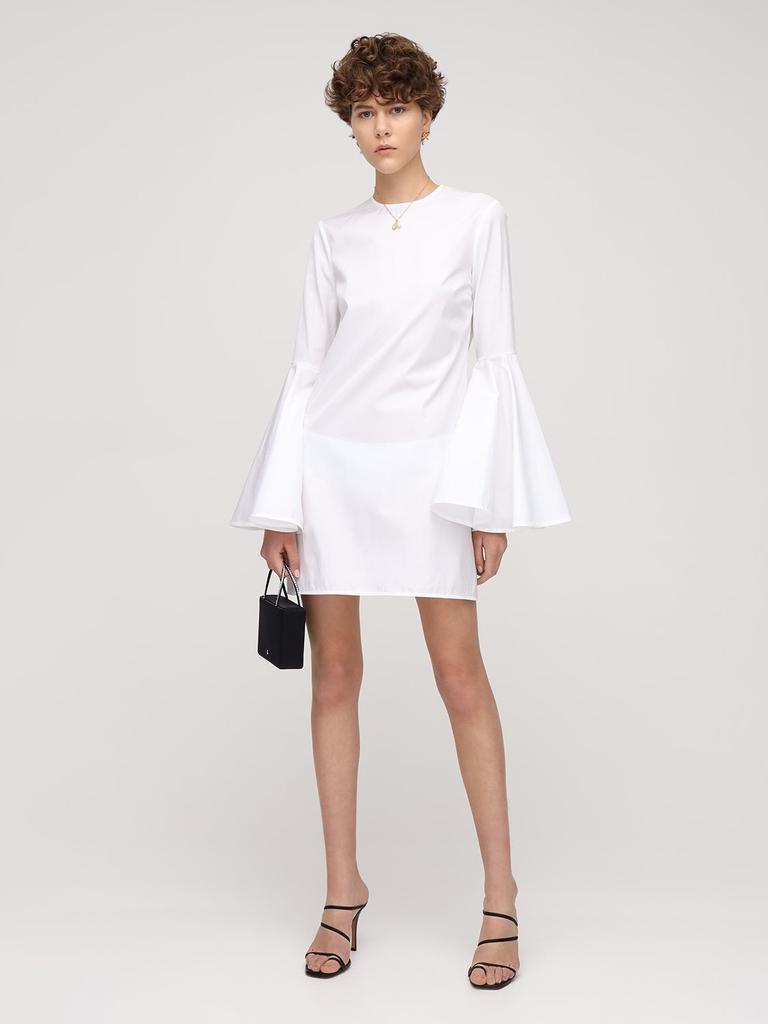商品ELLERY|Dogma Poplin Mini Dress W/flared Sleeves,价格¥2748,第3张图片详细描述
