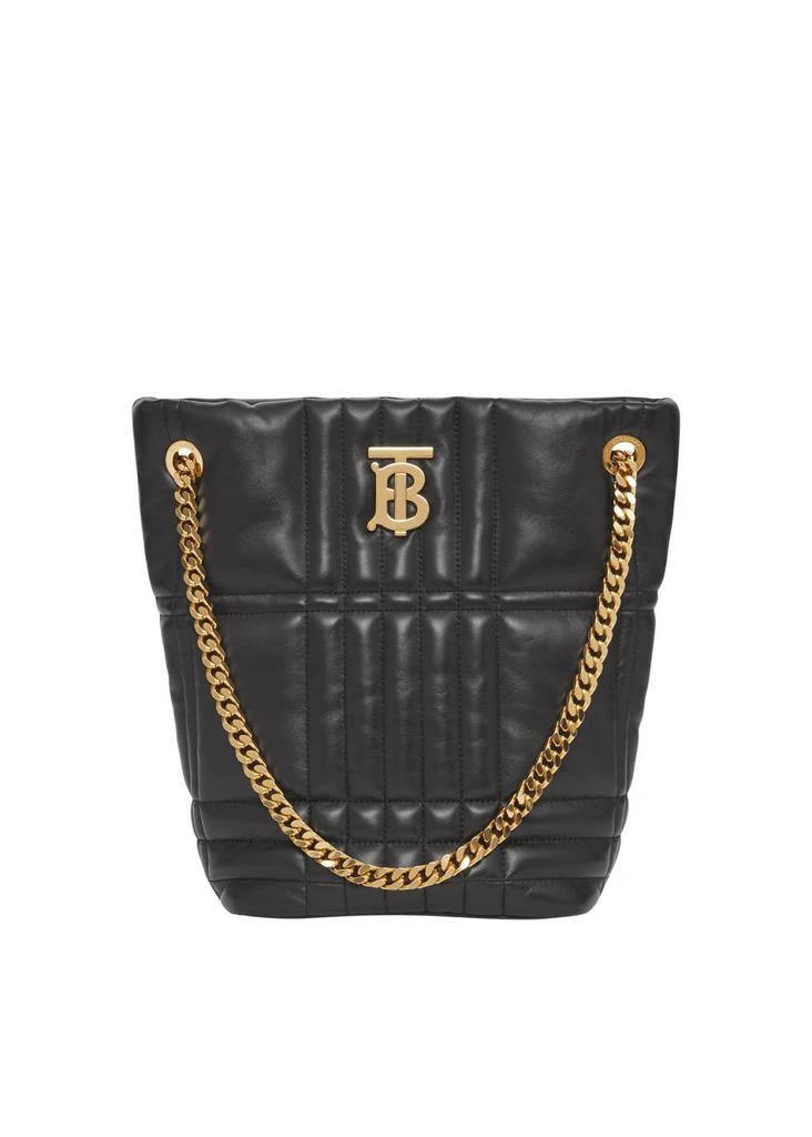 商品Burberry|Quilted leather small lola bucket bag,价格¥15115,第1张图片