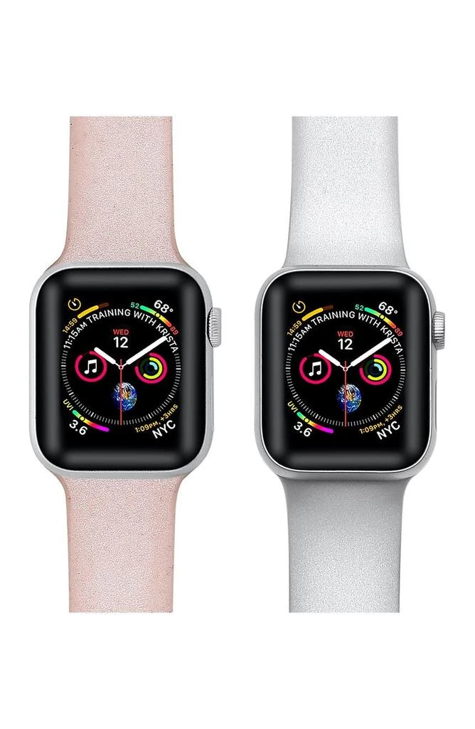 商品The Posh Tech|Assorted 2-Pack Silicone Apple Watch<sup>®</sup> Watchbands,价格¥240,第3张图片详细描述