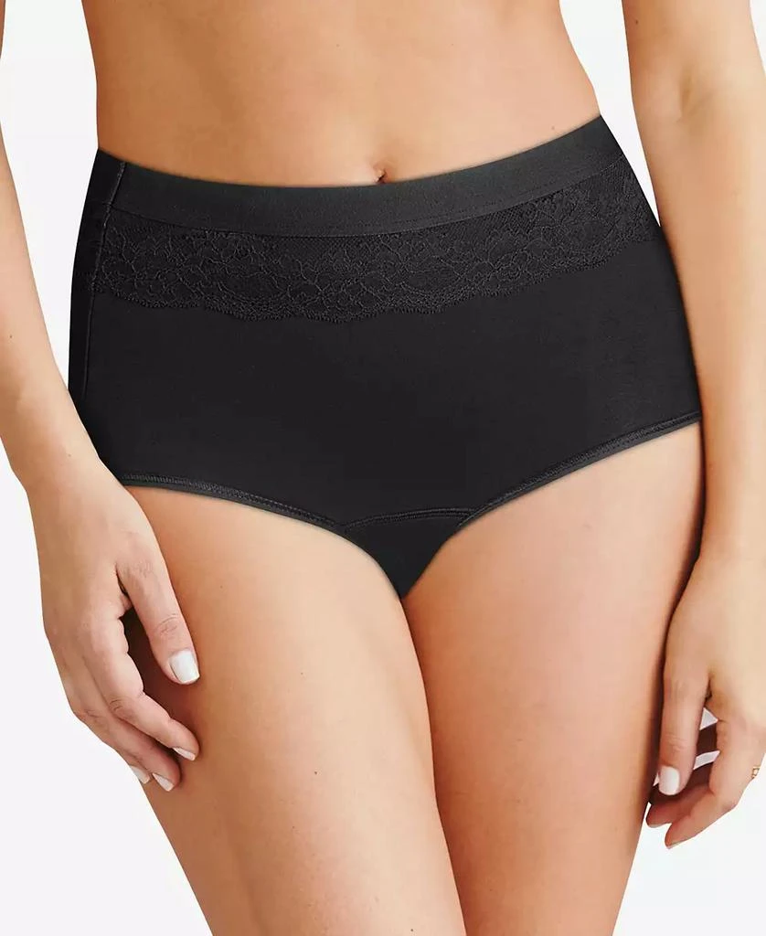 商品Bali|Women's Beautifully Confident Brief Period Underwear With Light Leak Protection DFLLB1,价格¥67,第1张图片