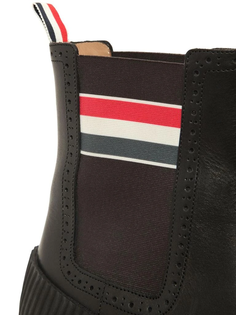 商品Thom Browne|Chelsea Longwing Leather Boots,价格¥3681,第2张图片详细描述