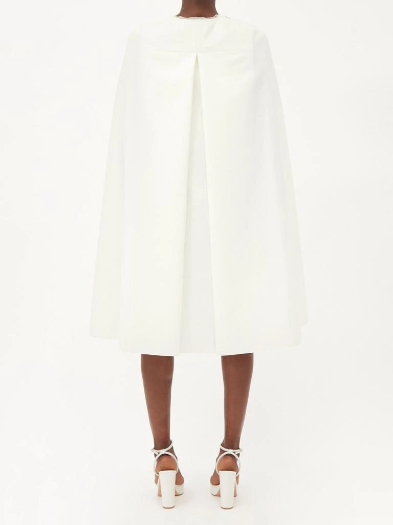 商品ROKSANDA|Twiggy lace-trimmed crepe cape mini dress,价格¥6638,第5张图片详细描述