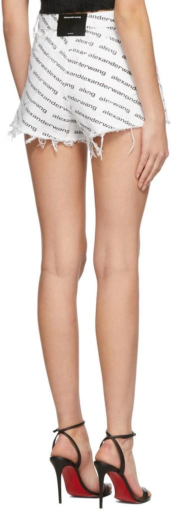 商品Alexander Wang|White Bite Logo Shorts,价格¥1979,第3张图片详细描述