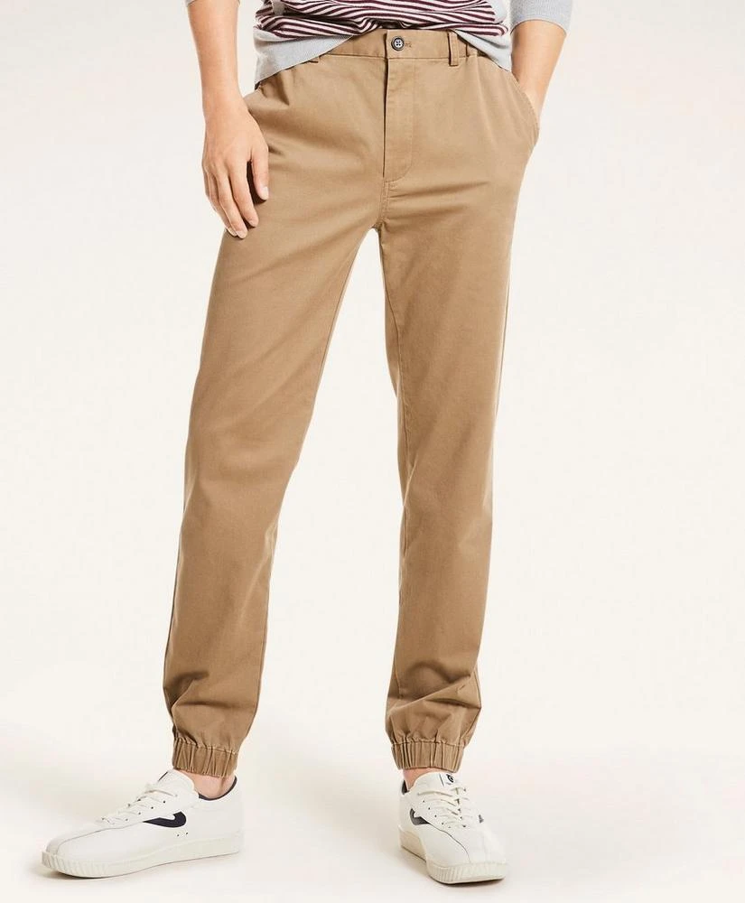 商品Brooks Brothers|Stretch Cotton Twill Jogger Pants,价格¥300,第1张图片