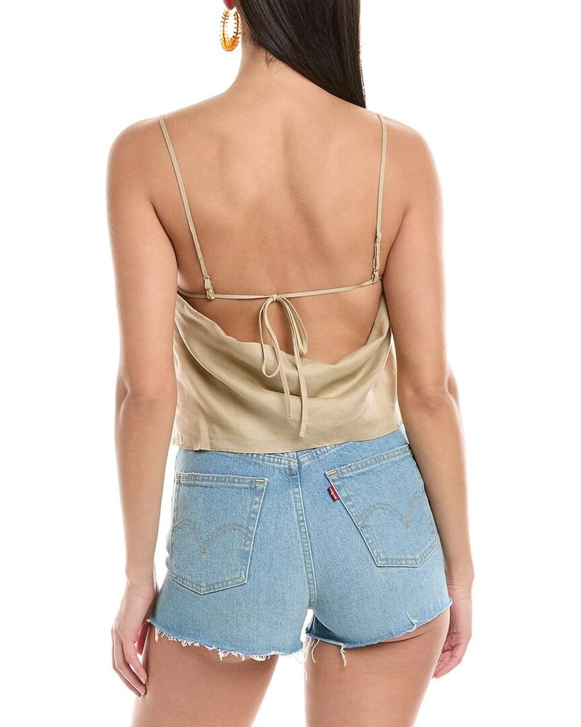 商品Onia|Air Square Neck Linen-Blend Tank,价格¥474,第2张图片详细描述