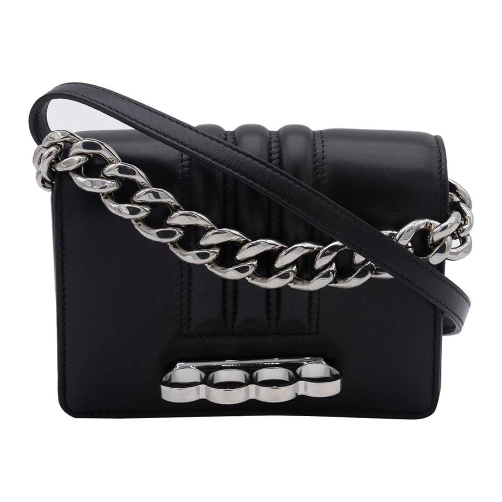 商品Alexander McQueen|Alexander McQueen Chain-Linked Foldover Top Clutch Bag,价格¥8568,第1张图片