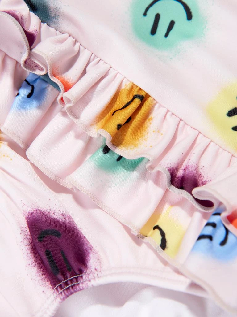 商品MOLO|Molo Girls Smiley Face Nalani Swimsuit In Cream,价格¥190,第3张图片详细描述