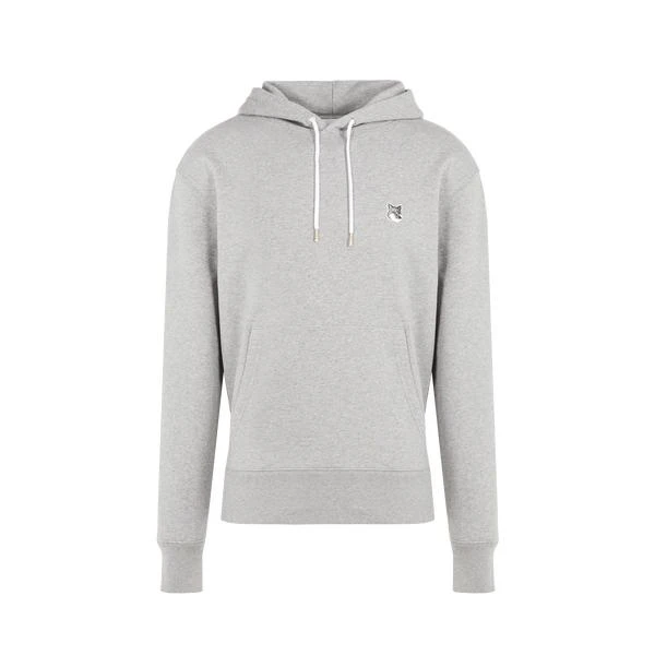 商品Maison Kitsune|Hoodie Tête de renard gris en coton,价格¥1577,第1张图片