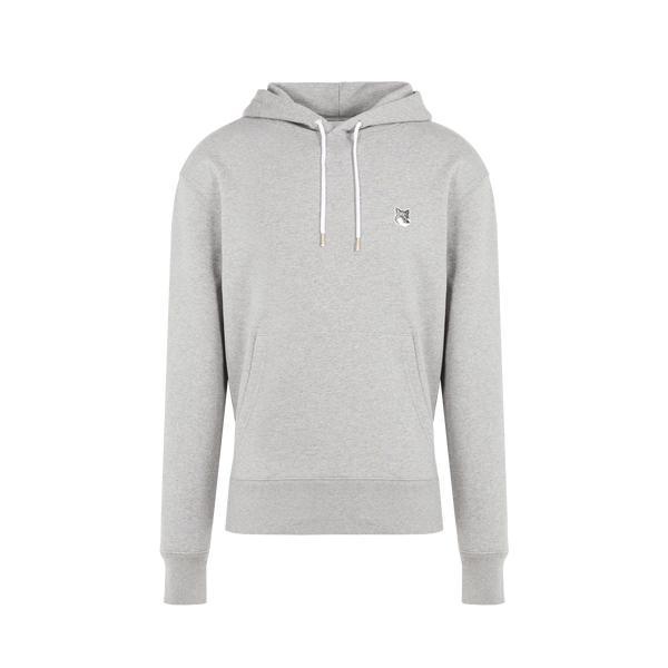 商品Maison Kitsune|Hoodie Tête de renard gris en coton,价格¥1424,第1张图片