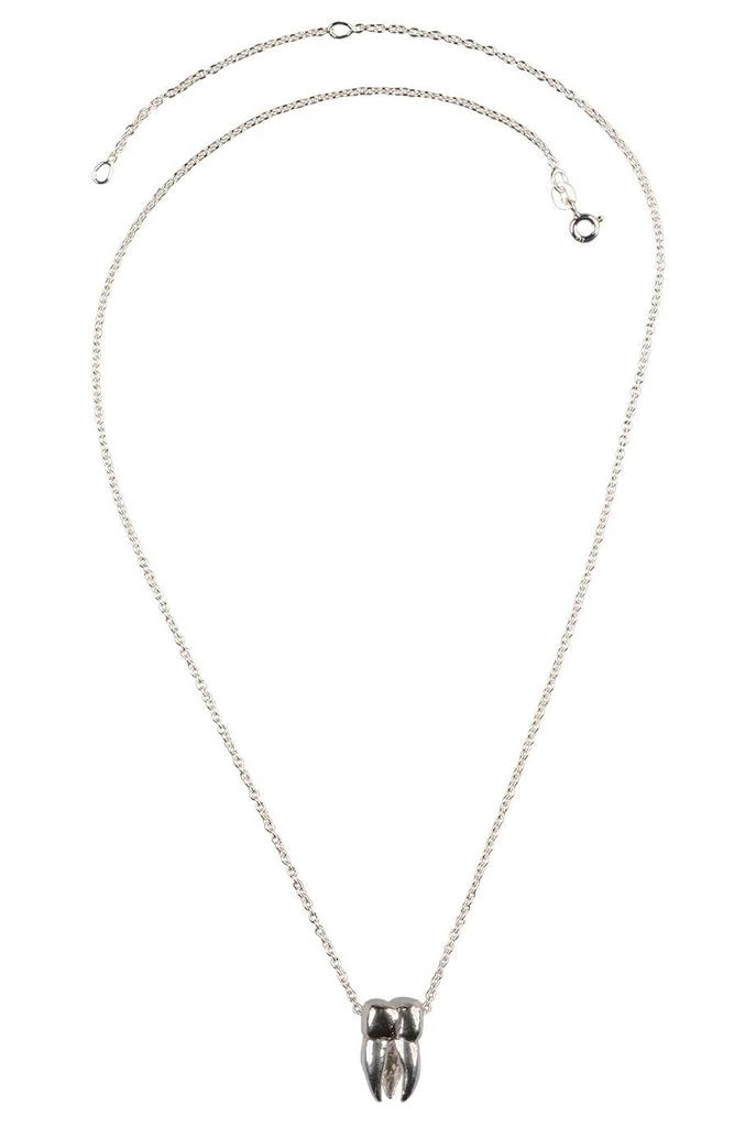 商品SEEKD|Tooth necklace in eco sterling silver,价格¥1947,第1张图片
