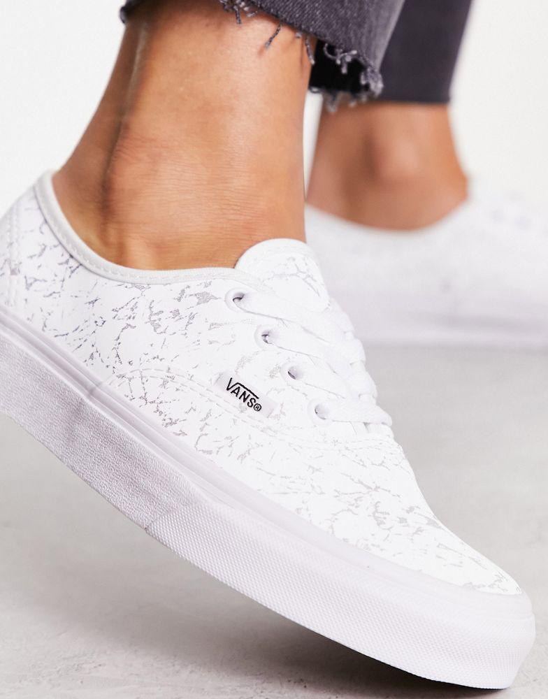 Vans Authentic trainers in sillver商品第3张图片规格展示