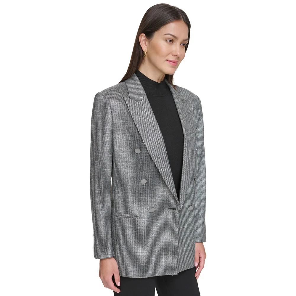 商品DKNY|Women's Peak-Lapel Double-Breasted Blazer,价格¥920,第3张图片详细描述