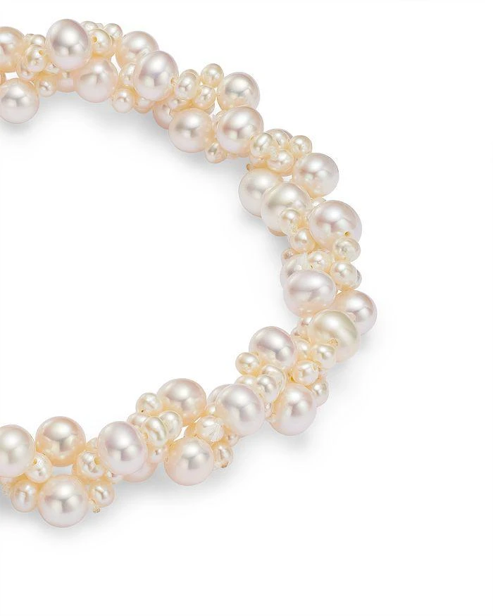 商品Bloomingdale's|Cultured Freshwater Pearl Woven Bracelet in 14K White Gold, 3mm,价格¥5606,第3张图片详细描述