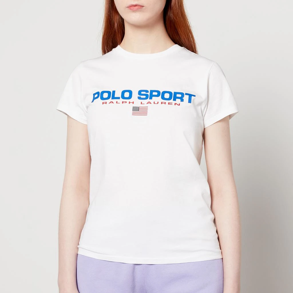 商品Ralph Lauren|Polo Ralph Lauren Women's Polo Sport T-Shirt - White,价格¥261,第1张图片