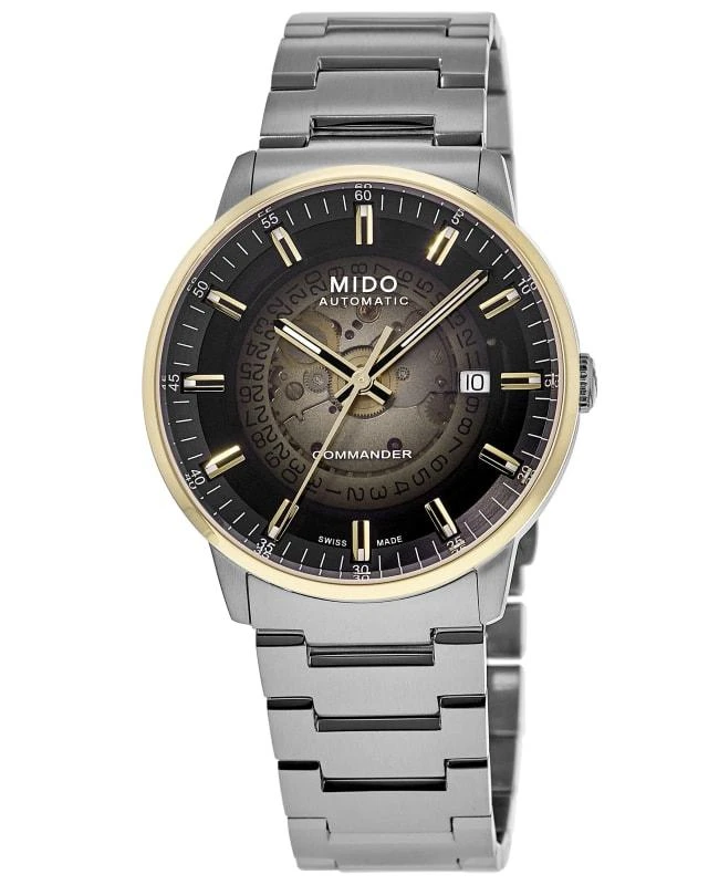 商品MIDO|Mido Commander Gradient Black Dial Stainless Steel Men's Watch M021.407.21.411.00,价格¥5875,第1张图片