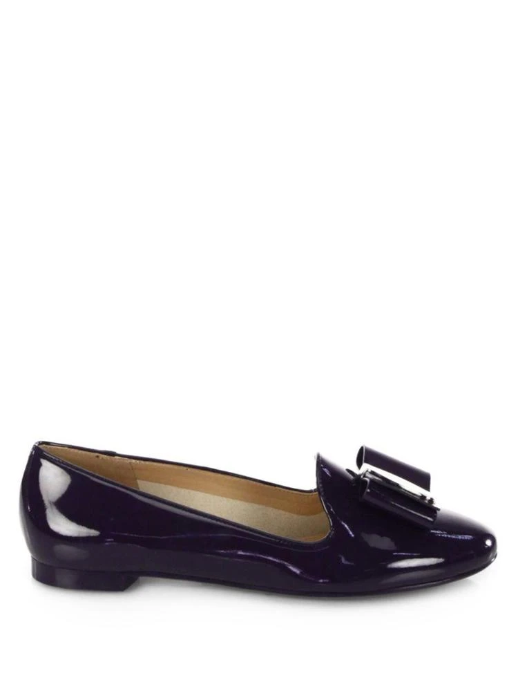 商品Salvatore Ferragamo|Elisabel Patent Leather Loafers,价格¥1732,第5张图片详细描述