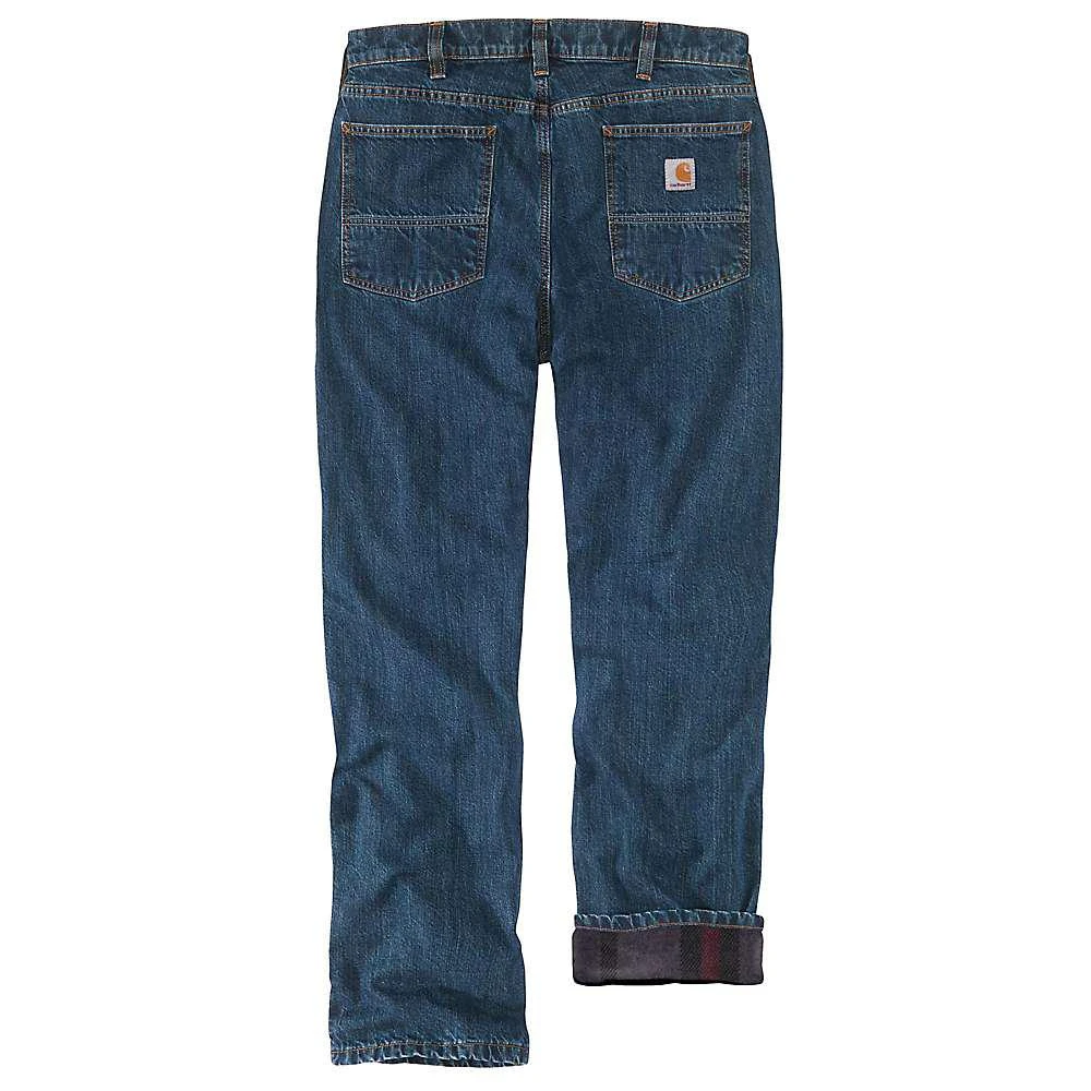 商品Carhartt|Carhartt Men's Relaxed Fit Flannel-Lined 5 Pocket Jean,价格¥450,第3张图片详细描述