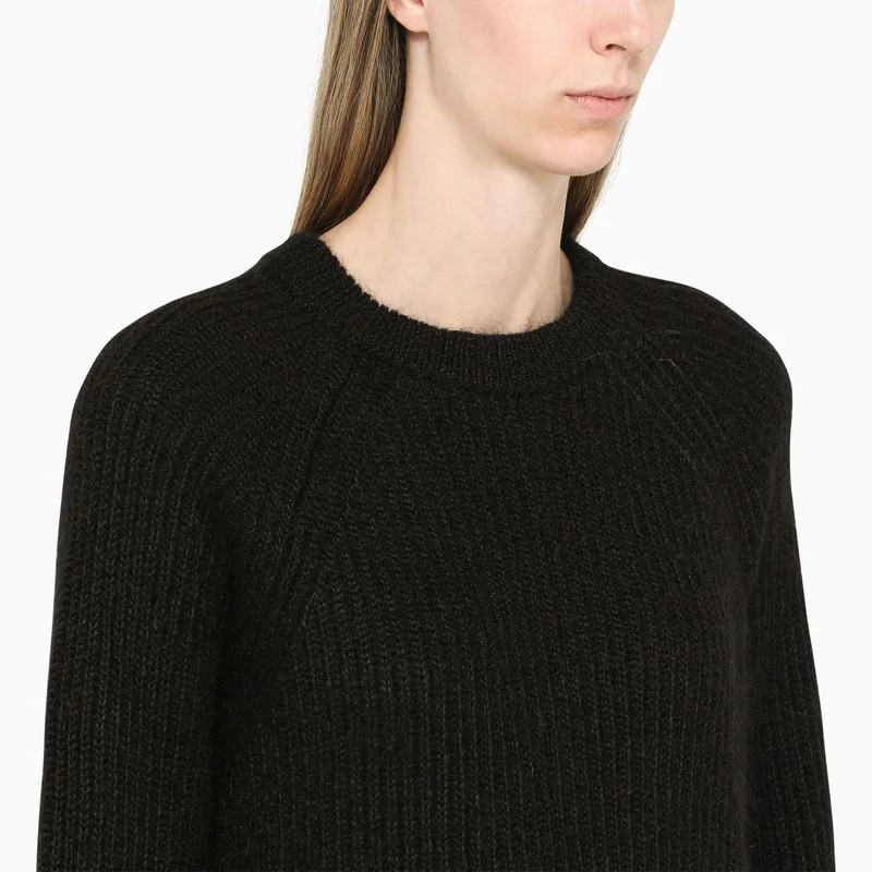 商品Max Mara|Black ribbed mohair sweater,价格¥794,第4张图片详细描述