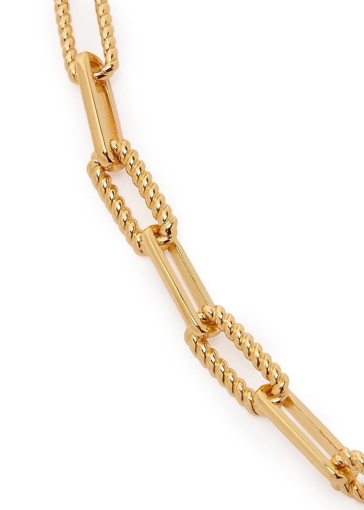 Coterie 18kt gold-plated chain bracelet商品第2张图片规格展示
