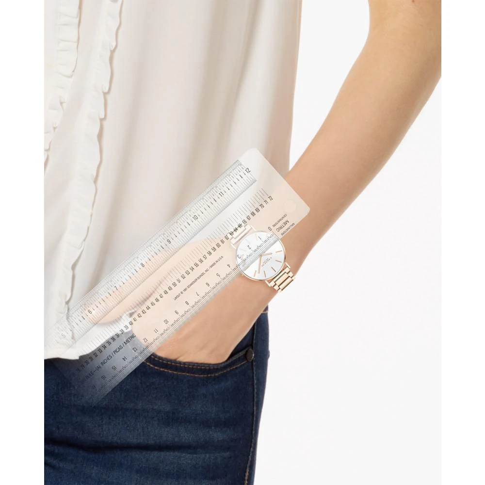 商品Coach|Women's Perry Rose Gold-Tone Stainless Steel Bracelet Watch 36mm,价格¥1460,第2张图片详细描述