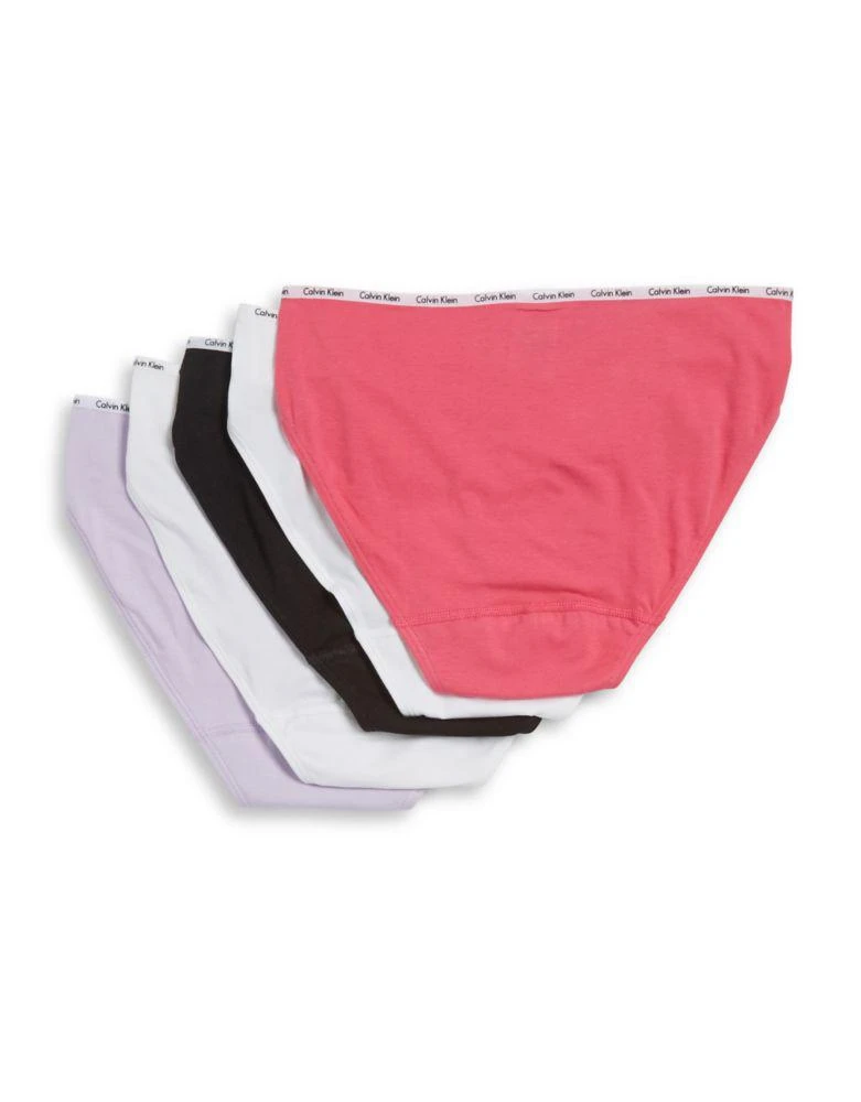 商品Calvin Klein|Signature Cotton 5 Pack Bikini,价格¥446,第2张图片详细描述