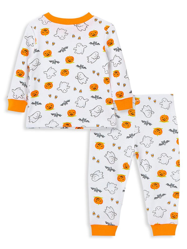 Little Boy's 2-Piece Halloween Themed Pajama Set商品第2张图片规格展示