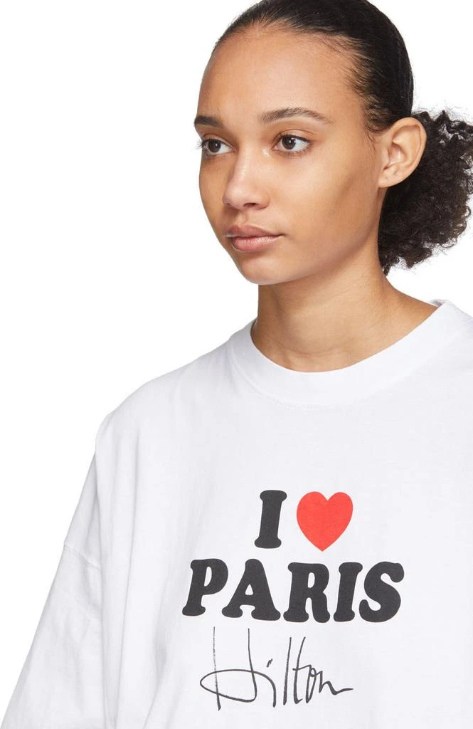 商品Vetements|White 'I Love Paris' T恤,价格¥1929,第4张图片详细描述