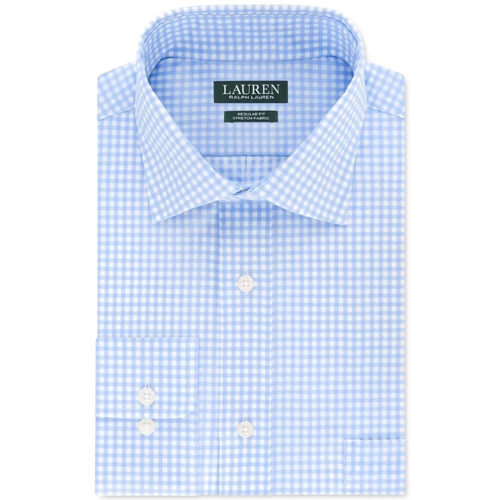 商品Ralph Lauren|Men's Regular-Fit Non-Iron UltraFlex Stretch Performance Gingham Check Dress Shirt,价格¥395,第1张图片