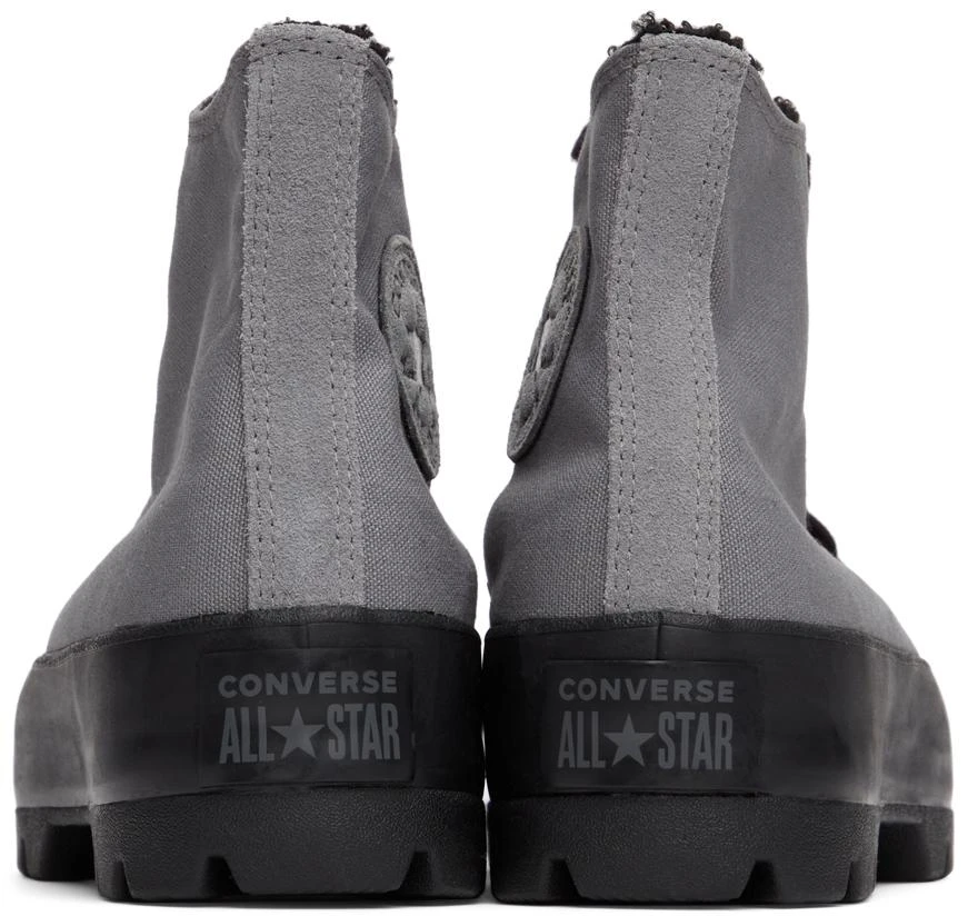 商品Converse|Grey Fleece Chuck Taylor All Star Lugged Hi Sneakers,价格¥192,第4张图片详细描述