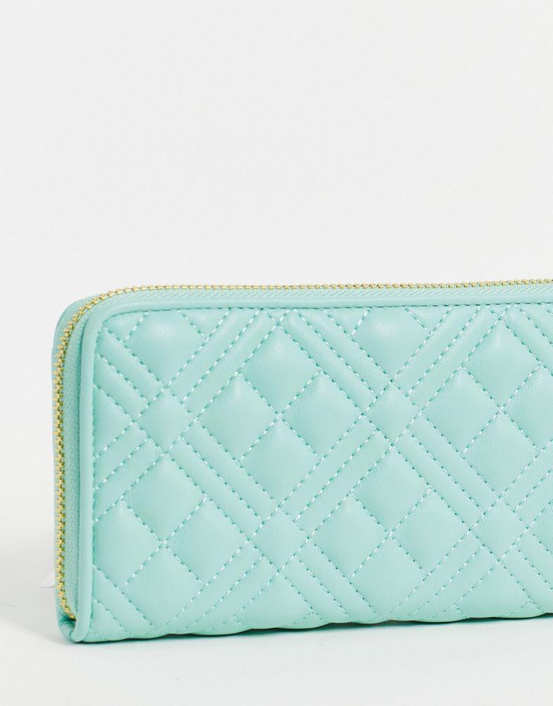 商品Moschino|Love Moschino quilted purse in mint,价格¥749,第6张图片详细描述