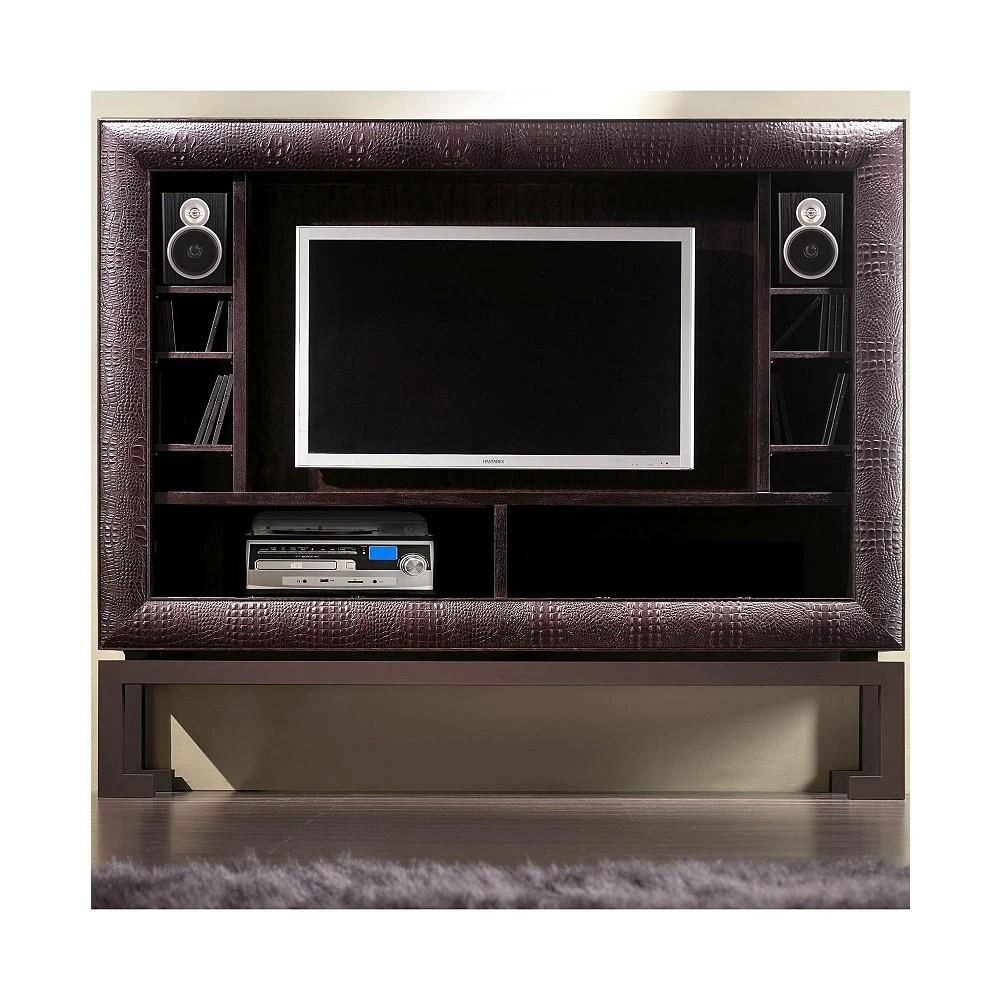 商品Trexonic|3-Speed Vinyl Turntable Home Stereo System with CD Player, Dual Cassette Player, Bluetooth, FM Radio & USB/SD Recording and Wired Shelf Speakers,价格¥1119,第3张图片详细描述