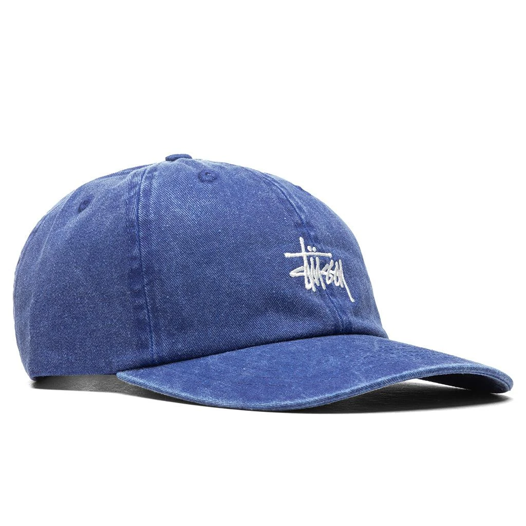 商品STUSSY|Stussy Washed Stock Low Pro Cap - Blue,价格¥343,第3张图片详细描述