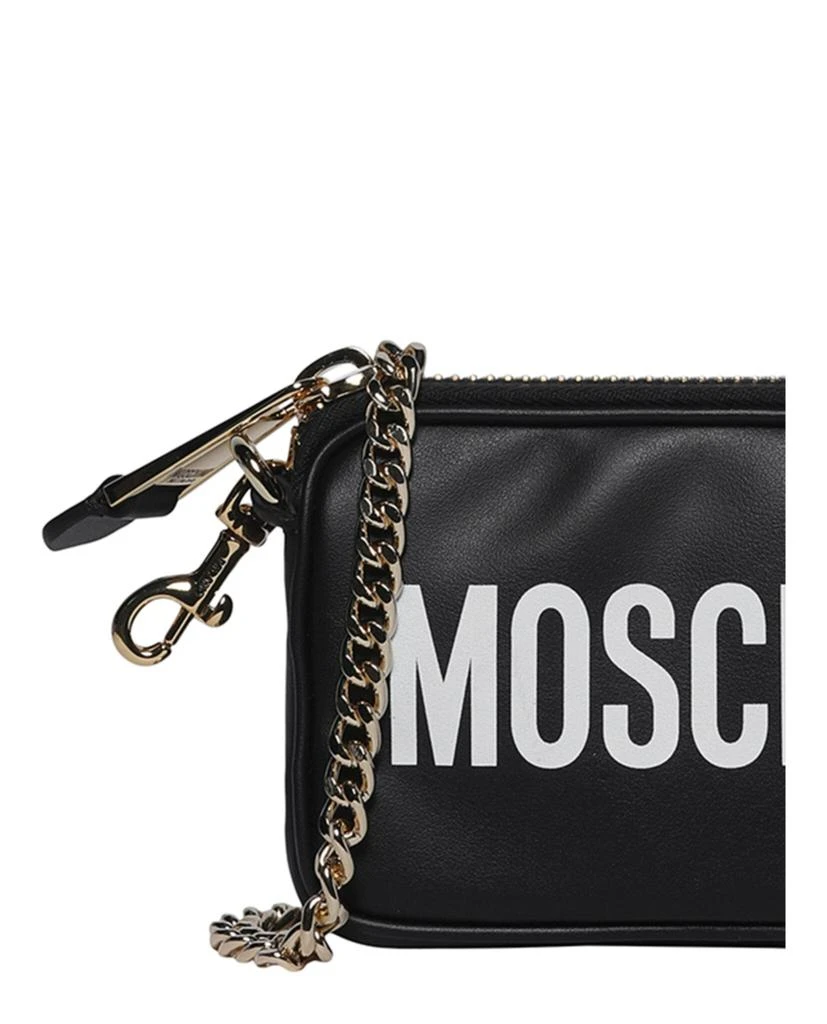 商品Moschino|Logo Leather Crossbody,价格¥2725,第3张图片详细描述