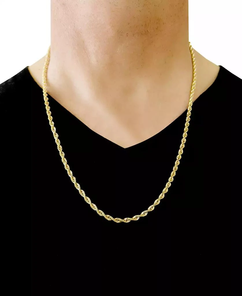 商品Macy's|Sparkle Rope Link 20" Chain Necklace (3.6mm) in 14k Gold,价格¥4488,第3张图片详细描述