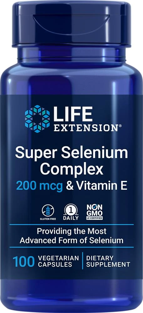 商品Life Extension|Life Extension Super Selenium Complex, 100 vegetarian - 200 mcg (200 mcg, 100 vegetarian capsules),价格¥85,第1张图片