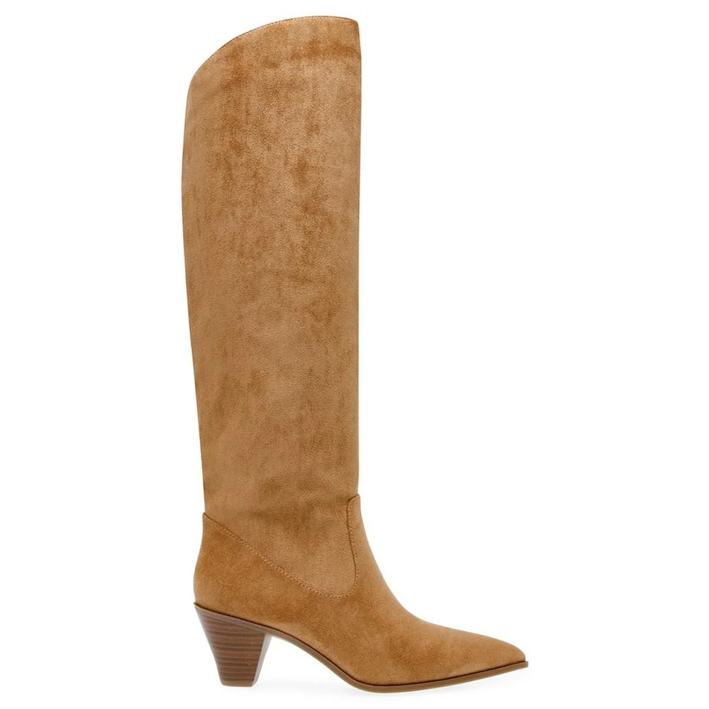 商品Anne Klein|Women's Ware Pointed Toe Knee High Boots,价格¥657,第2张图片详细描述