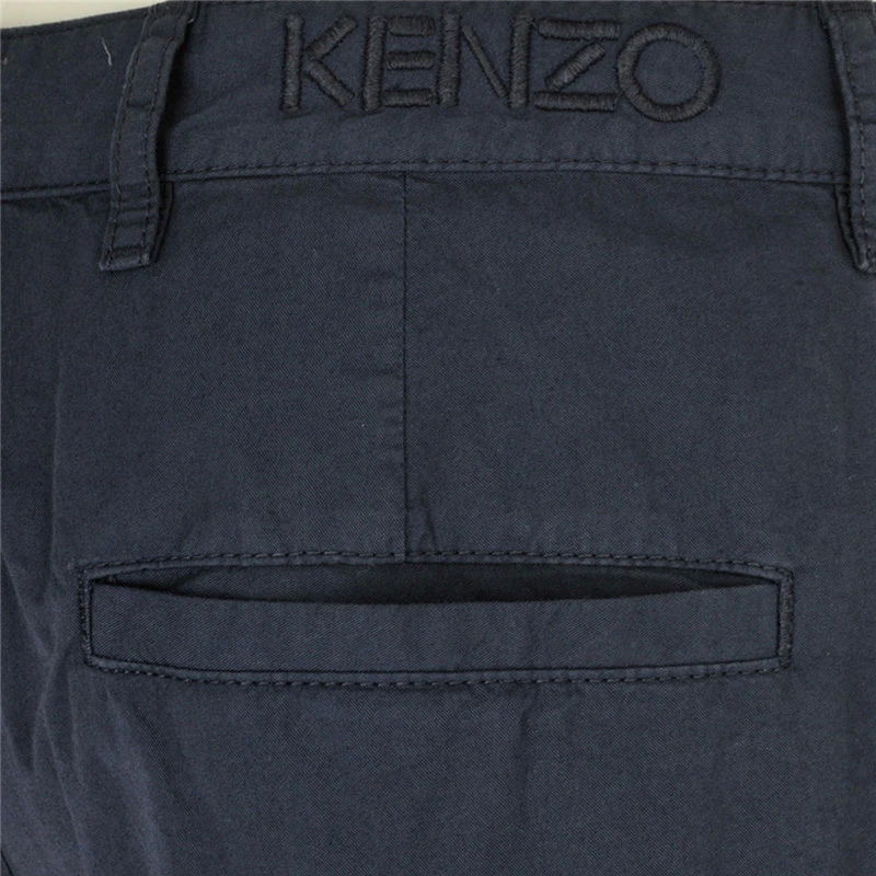 Kenzo 高田贤三 男款棉质时尚深蓝色休闲短裤 5PA6001TF77 商品