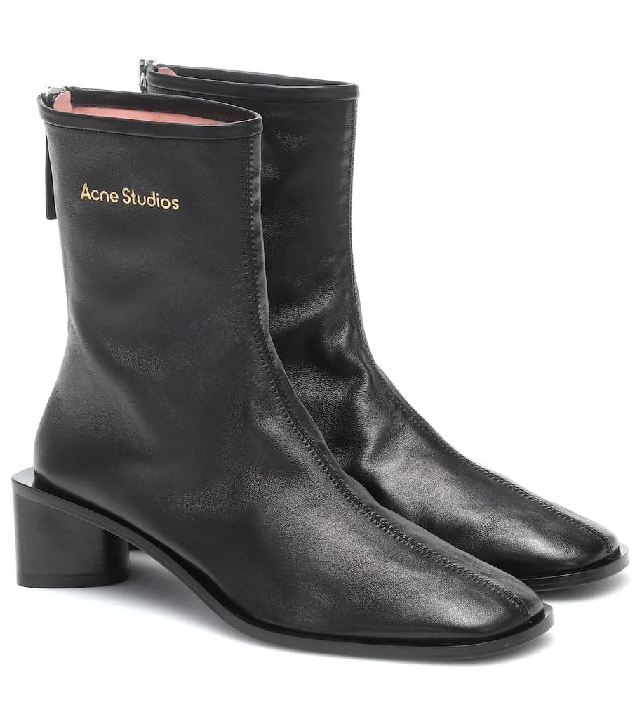 商品Acne Studios|Leather ankle boots,价格¥4297,第1张图片