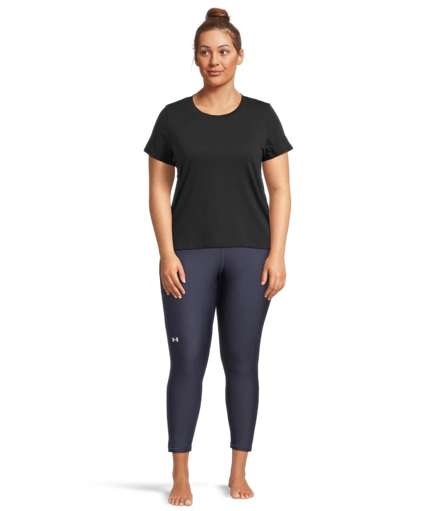 商品Under Armour|Plus Size HeatGear® Armour® High-Waisted No Slip Ankle Leggings,价格¥317,第5张图片详细描述