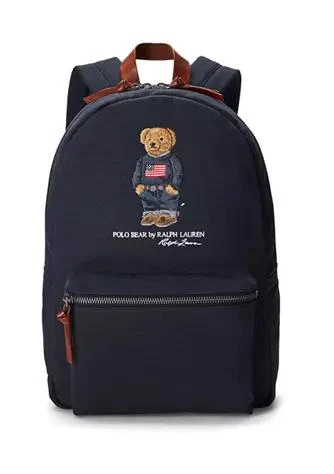 商品Ralph Lauren|Ralph Lauren Polo Bear Canvas Backpack,价格¥843,第1张图片