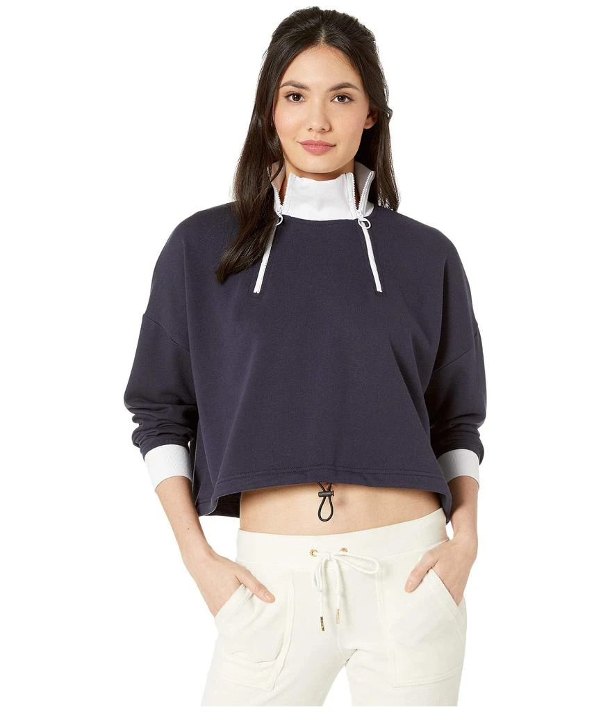 商品Juicy Couture|Double Zip Crop Pullover,价格¥169,第1张图片