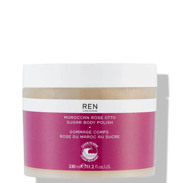 商品REN Clean Skincare|REN Clean Skincare Moroccan Rose Otto Sugar Body Polish 330ml,价格¥500,第1张图片