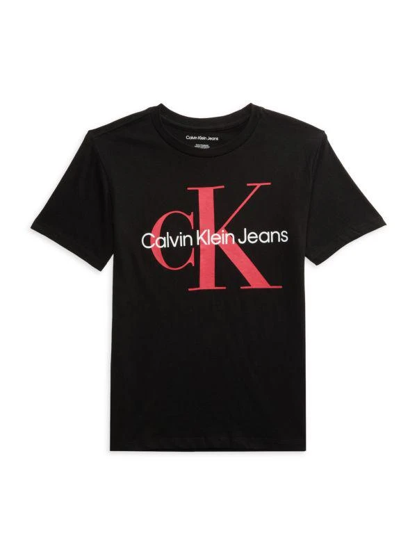 商品Calvin Klein|Boy's Logo Tee,价格¥137,第1张图片