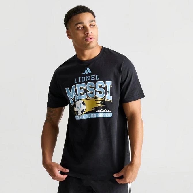 商品Adidas|Men's adidas Soccer Lionel Messi Varsity Graphic T-Shirt,价格¥75,第3张图片详细描述