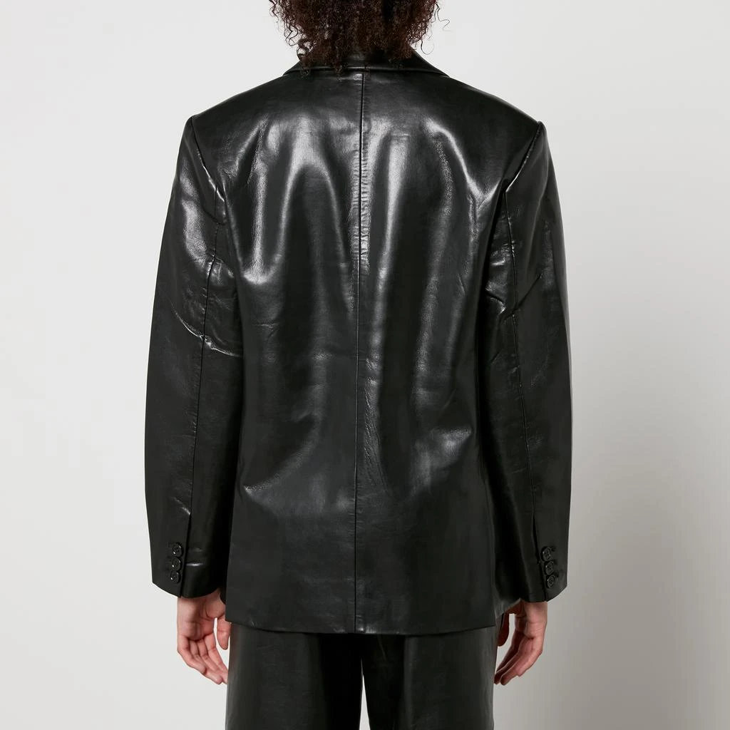 商品ANINE BING|Anine Bing Classic Faux and Recycled Leather Blazer,价格¥1740,第2张图片详细描述